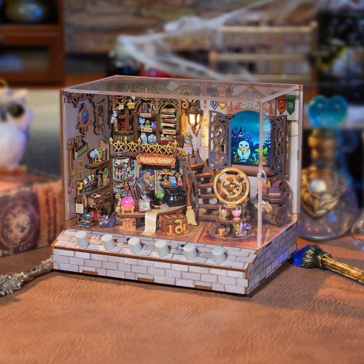 Magic Shop DIY Miniature House Kit | Motion Scene