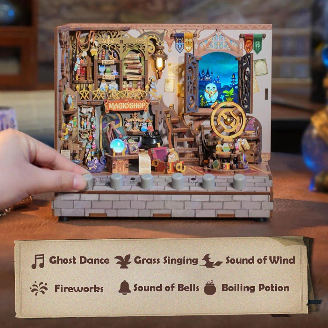 Magic Shop DIY Miniature House Kit | Motion Scene