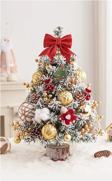 Mini Tabletop Christmas Tree with LED Lights – 45CM Festive Decor for Home, Office & Parties