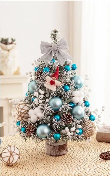 Mini Tabletop Christmas Tree with LED Lights – 45CM Festive Decor for Home, Office & Parties