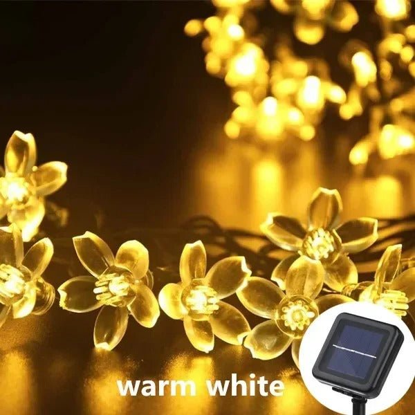 Solar Honey Bee String Lights - Waterproof Lights for Garden, Christmas, Wedding, Party Outdoor Lighting