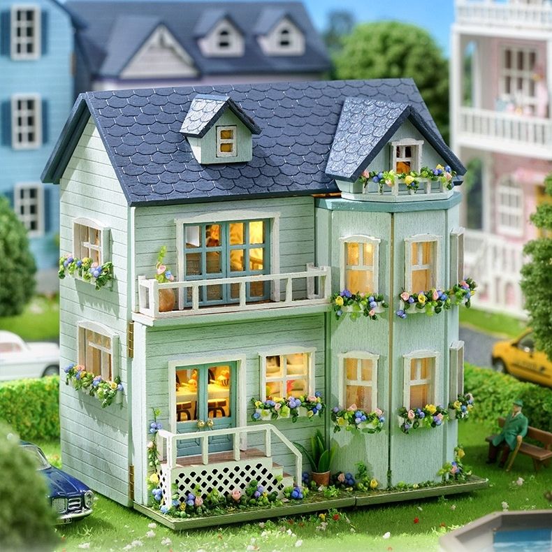 Warm House DIY Miniature House Kit | Mini House
