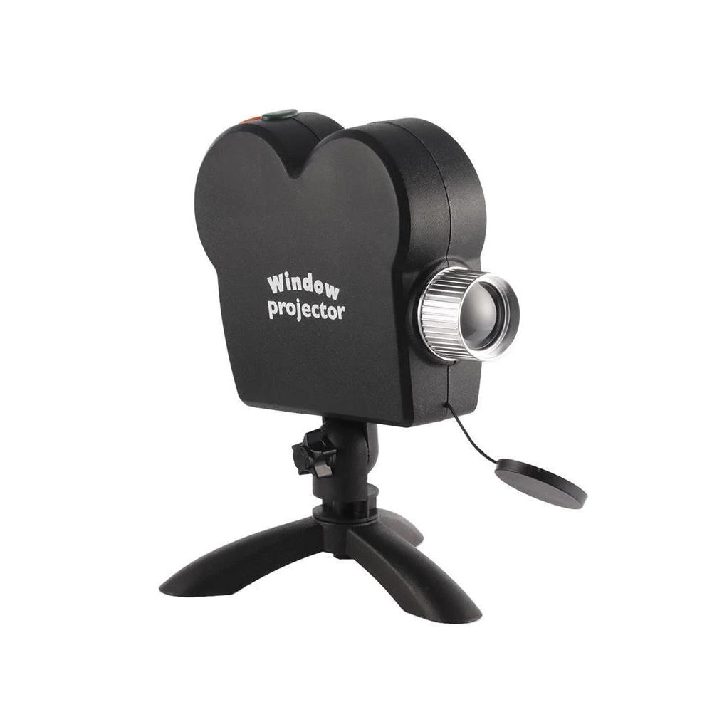 Window Projector with Animated Holiday Season Display