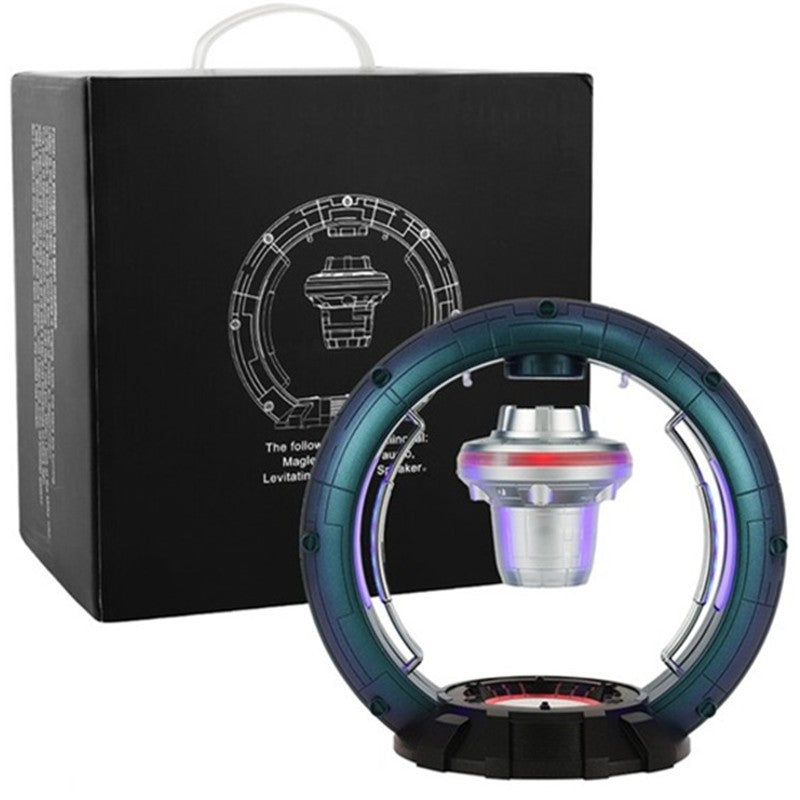 Magnetic Levitation Bluetooth Speaker, with Bluetooth 5.0, Colorful Lights, Touch Control, for Home & Office