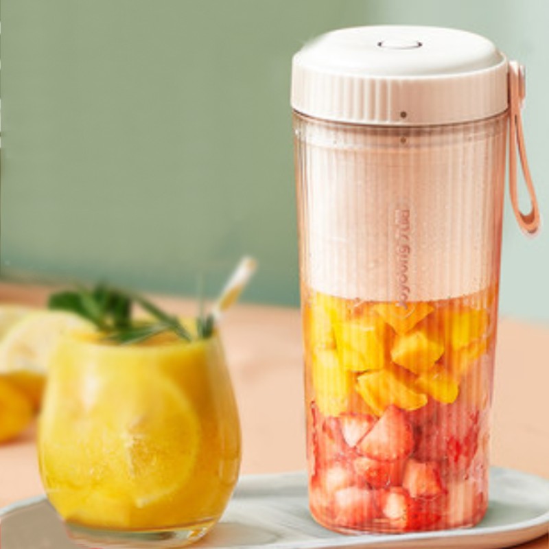 2-in-1 Portable Cordless Electric Blender, with 300ml Cup & Powerful One-Touch Blending