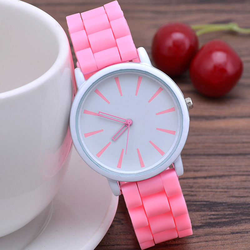 Classic Ultra-thin Silicone Ladies Watch