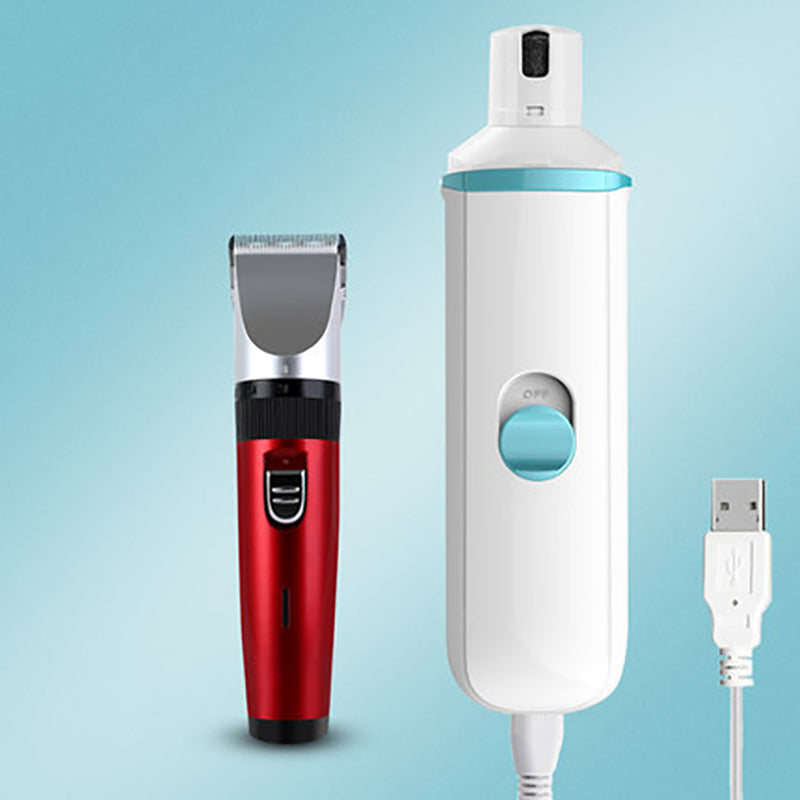 2-in-1 Electric Pet Nail Polisher & Trimmer, with Silent Design, Fast Charging, Safe and Efficient, Suitable for Large and Small Dogs/Cats