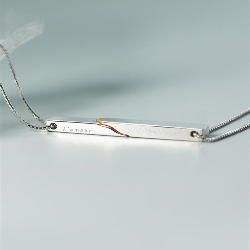 Luxury Couple Sterling Silver Necklace