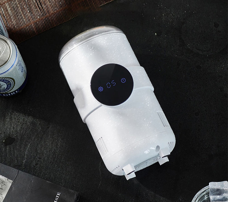 Mini & Portable Electric Beverage Cooling and Heating Cup Holder, 5¬∞C to 55¬∞C, for Beer Milk Tea & More