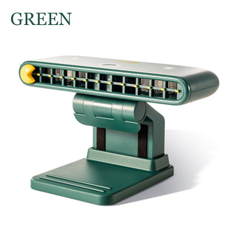 Mini Rechargeable Clip-on Fan for Computer Monitor, with Phone Holder, Adjustable Angle & Wind, for Home & Office
