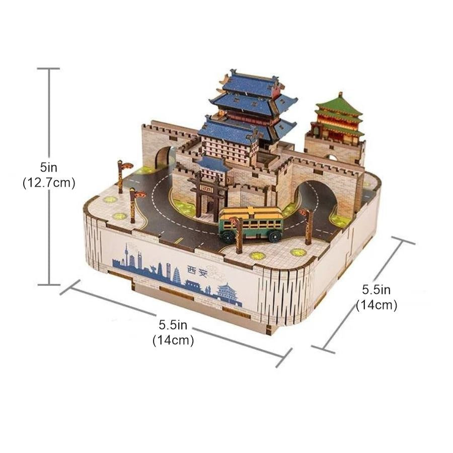 The Ancient City | DIY Music Box | 3D Wooden Puzzle