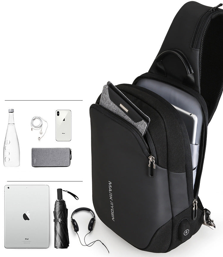 Your Bag Can Be This Compact -- Anti Theft Sling Bag
