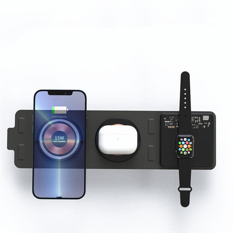 3-In-1 Folding Portable Magnetic Wireless Charger