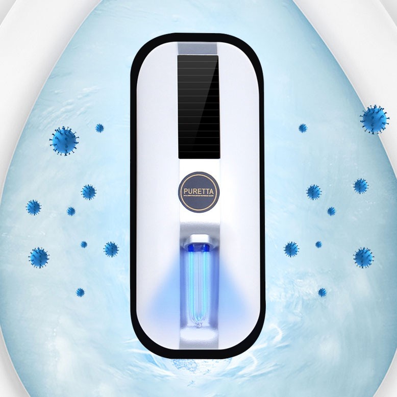 Portable Toilet UV Sterilizer, Powered by Solar Energy, with 360¬∞ Sterilization, Auto Power-off, Waterproof & Easy Installation, for Home & Public Toilet