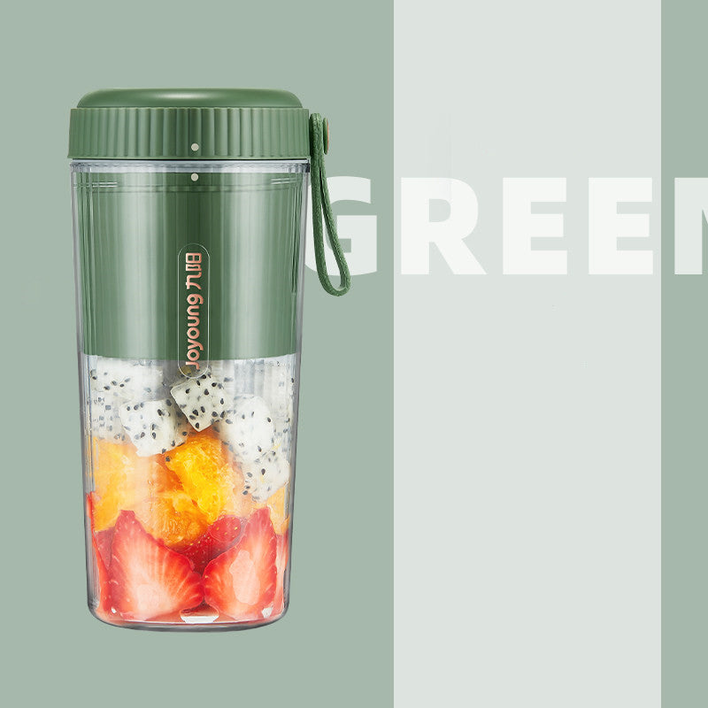 2-in-1 Portable Cordless Electric Blender, with 300ml Cup & Powerful One-Touch Blending