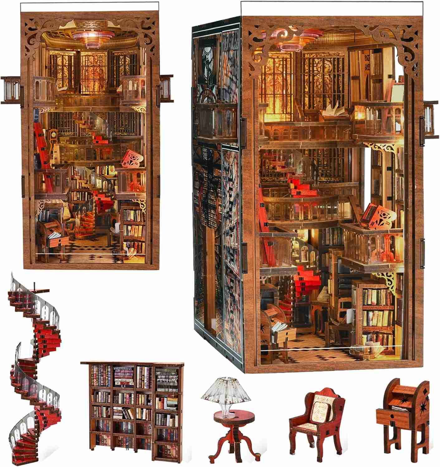 Abbey Library DIY Book Nook Kit