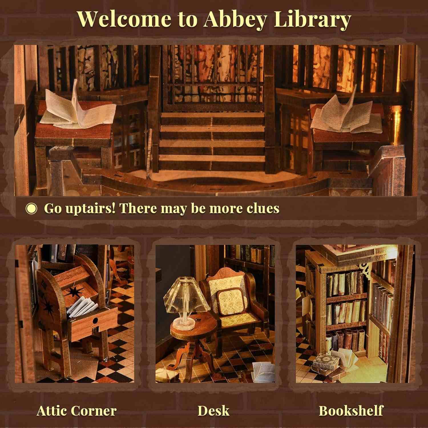 Abbey Library DIY Book Nook Kit