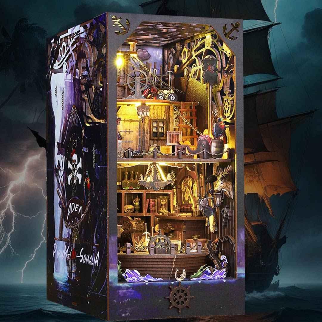 Pirate Captain's Aden Ship DIY Book Nook Kit