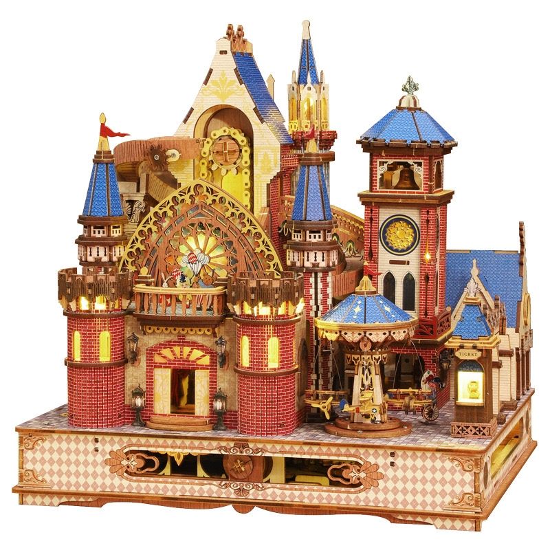 Annecy Castle 3D Wooden Mechanical Puzzle
