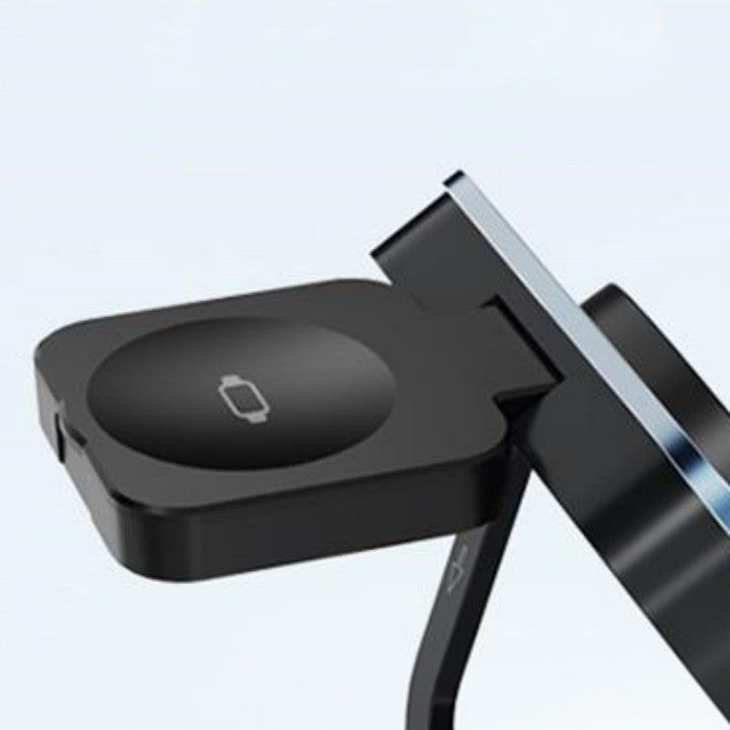 Three-In-One Foldable Magnetic Wireless Charging Stand