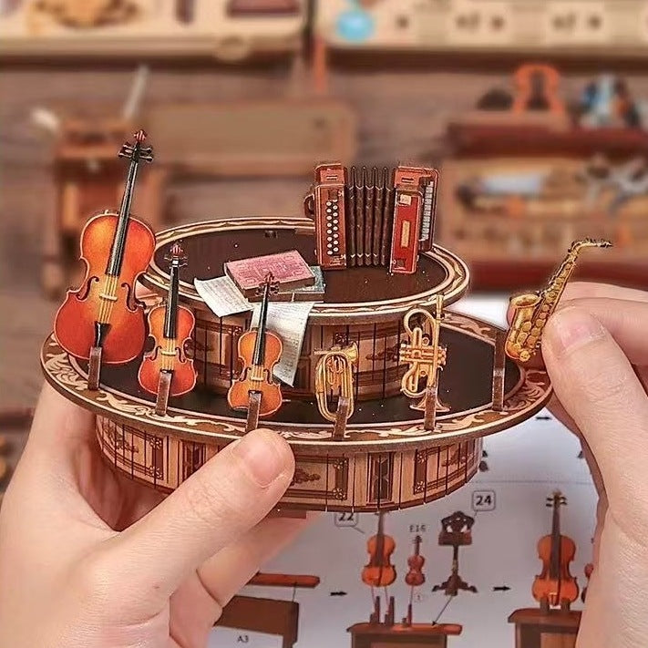 Bach Strings DIY Miniature House Kit |  Bookshelf Decor
