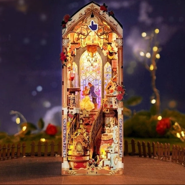 Beauty and The Beast DIY Wooden Book Nook Kit