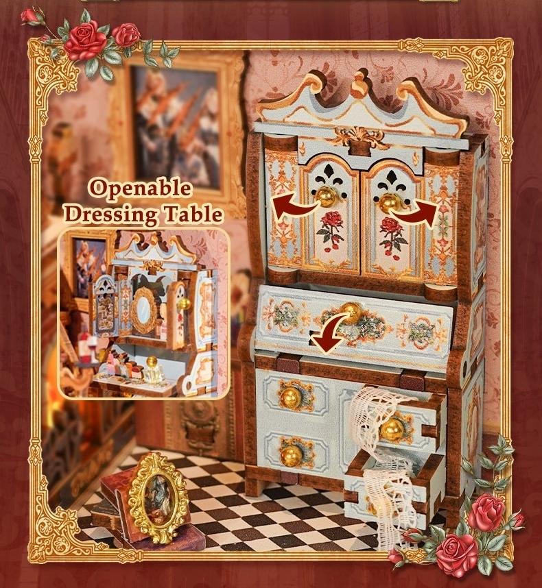 Beauty and The Beast DIY Wooden Book Nook Kit