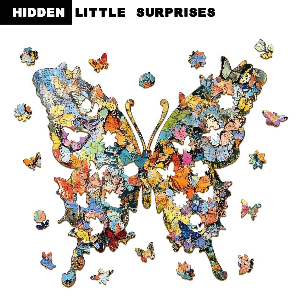 Butterfly Wooden Jigsaw Puzzles