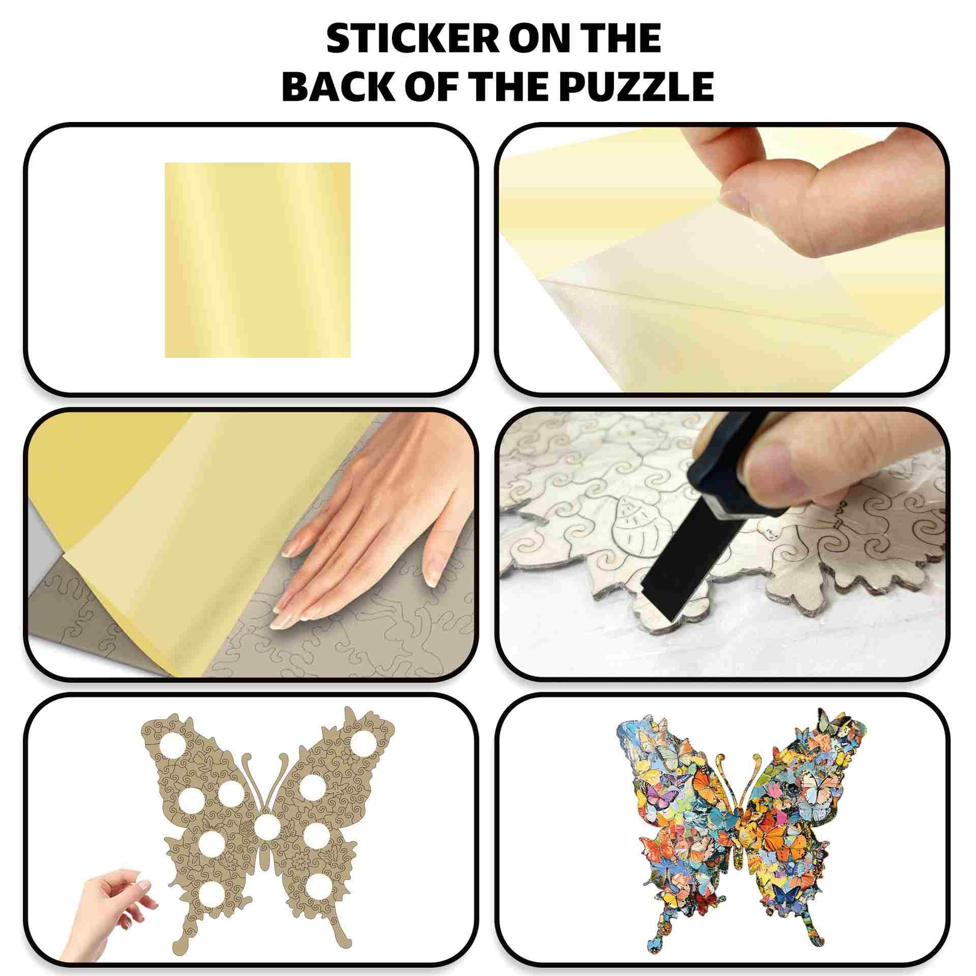 Butterfly Wooden Jigsaw Puzzles