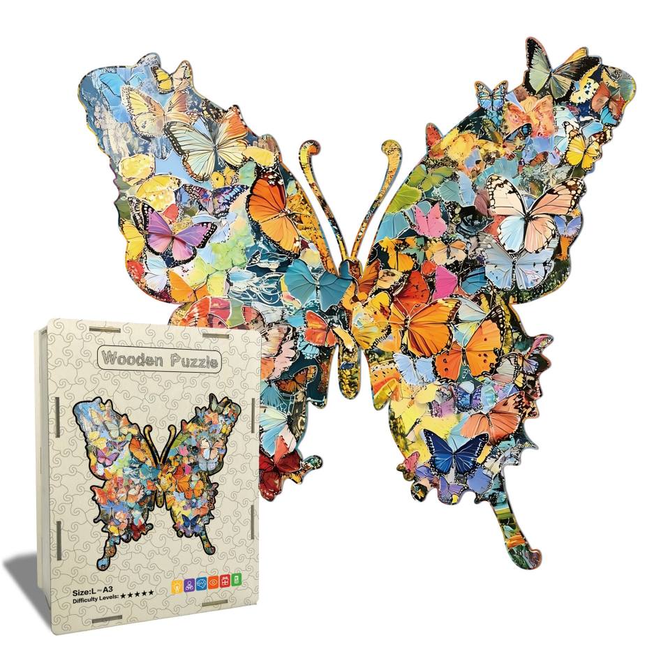 Butterfly Wooden Jigsaw Puzzles