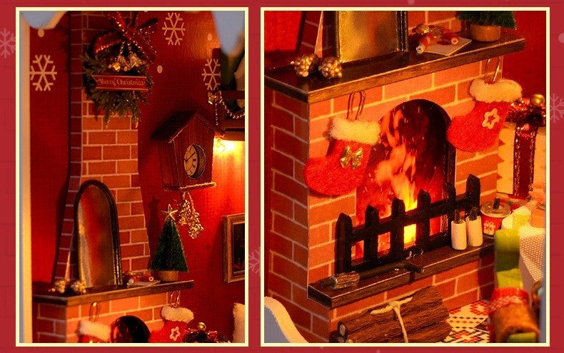 Christmas Diary DIY Book Nook Kit