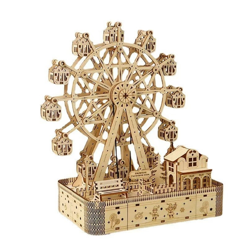 Christmas Ferris Wheel 3D Wooden Puzzles