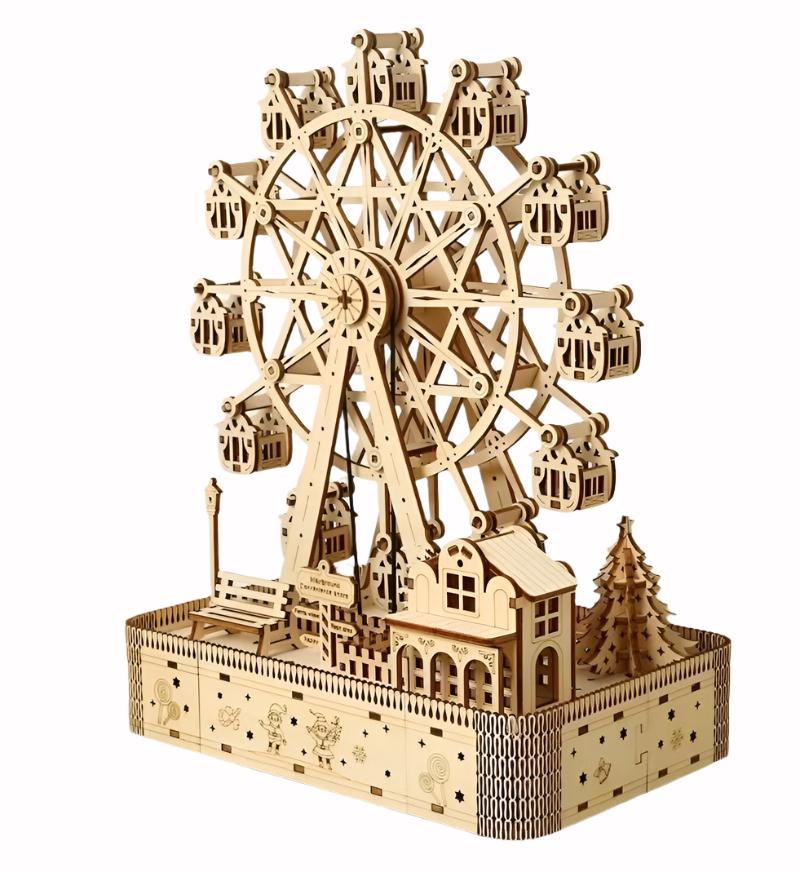 Christmas Ferris Wheel 3D Wooden Puzzles