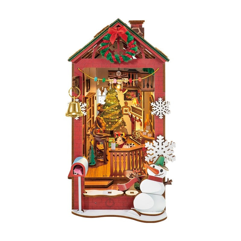 Christmas House DIY Book Nook Kit