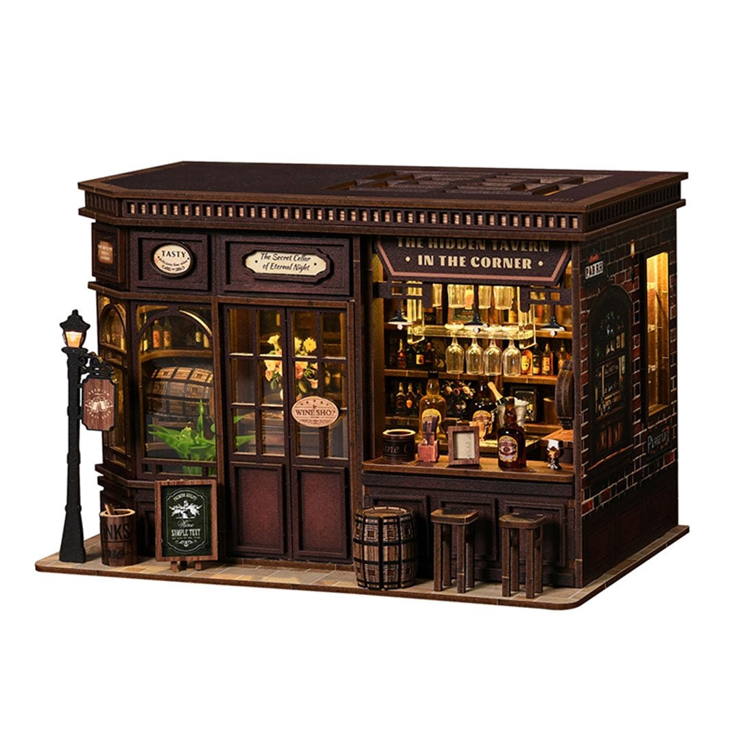Corner Tavern DIY Miniature House Kit