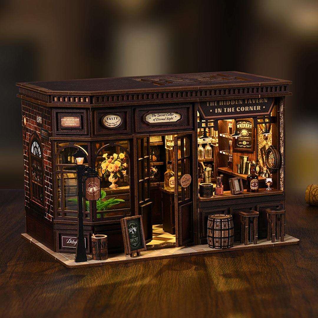 Corner Tavern DIY Miniature House Kit