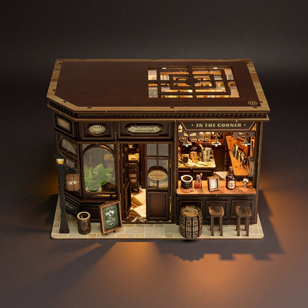 Corner Tavern DIY Miniature House Kit