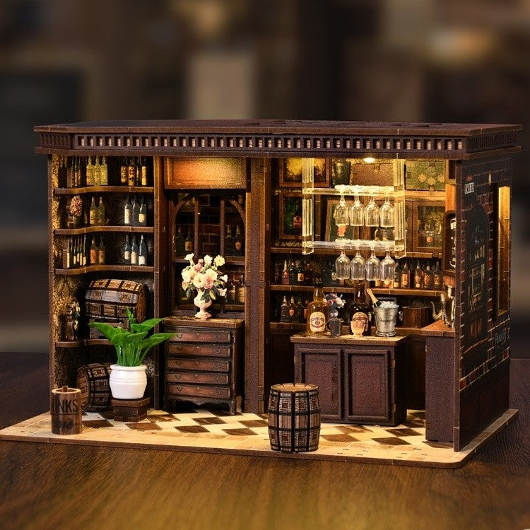 Corner Tavern DIY Miniature House Kit