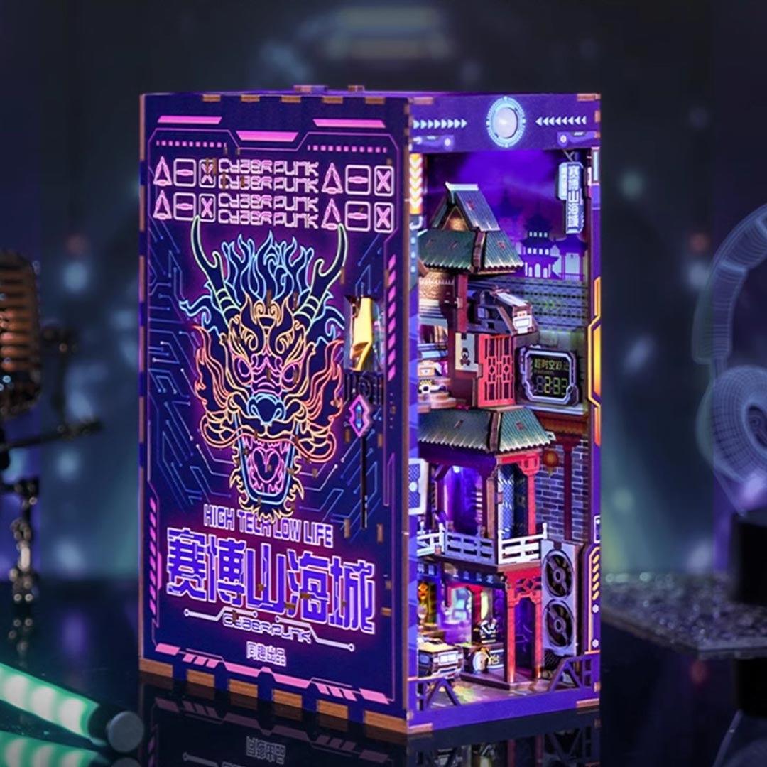 Cyberpunk City DIY Book Nook Kit
