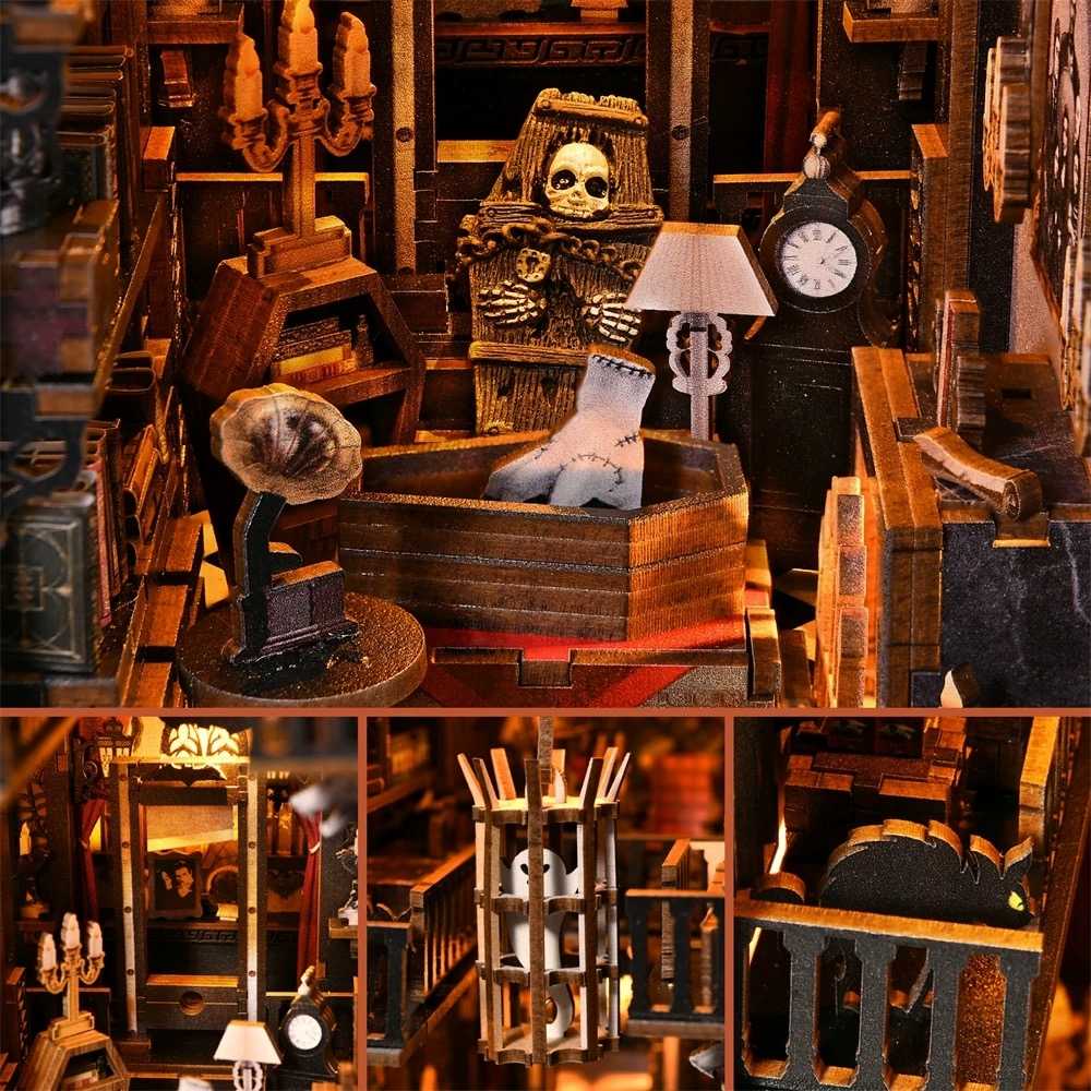 Dark Family DIY Book Nook Kit | Haunted House