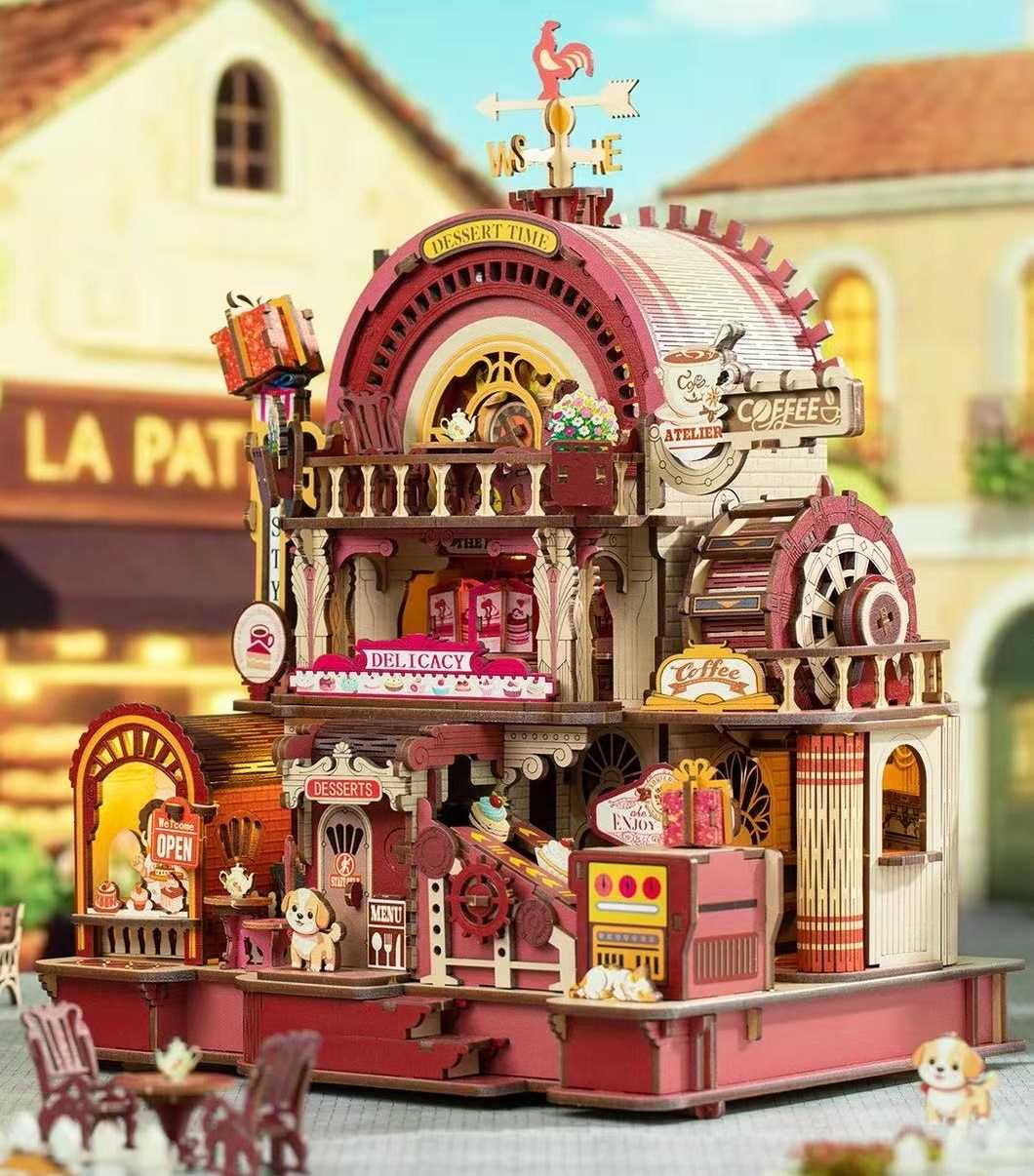 Dessert Workshop 3D Wooden Mechanical Puzzle
