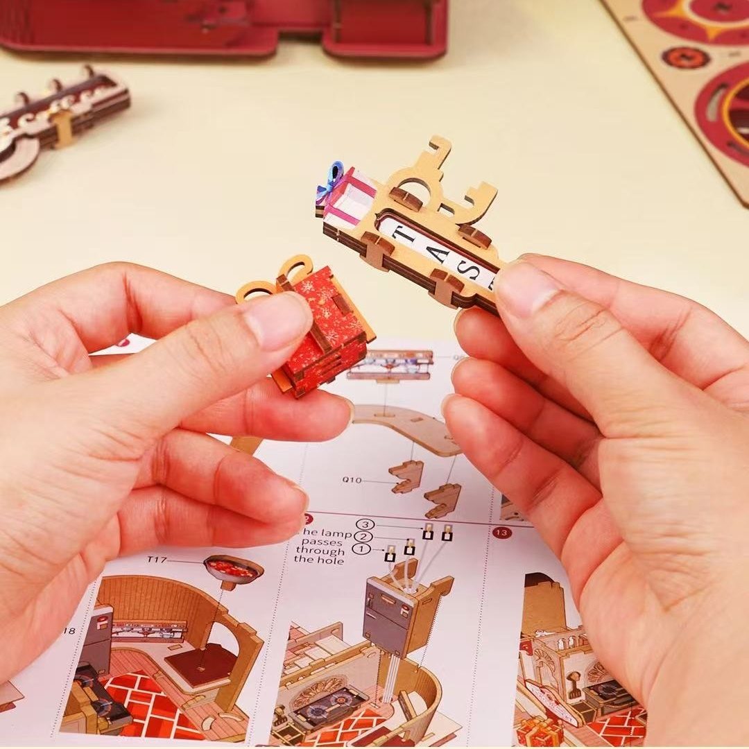 Dessert Workshop 3D Wooden Mechanical Puzzle