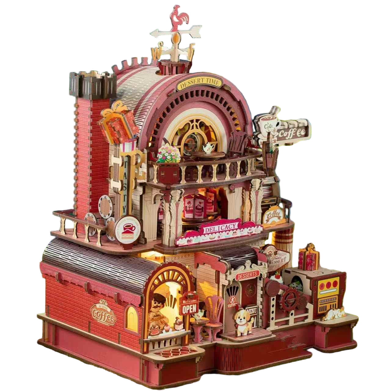 Dessert Workshop 3D Wooden Mechanical Puzzle