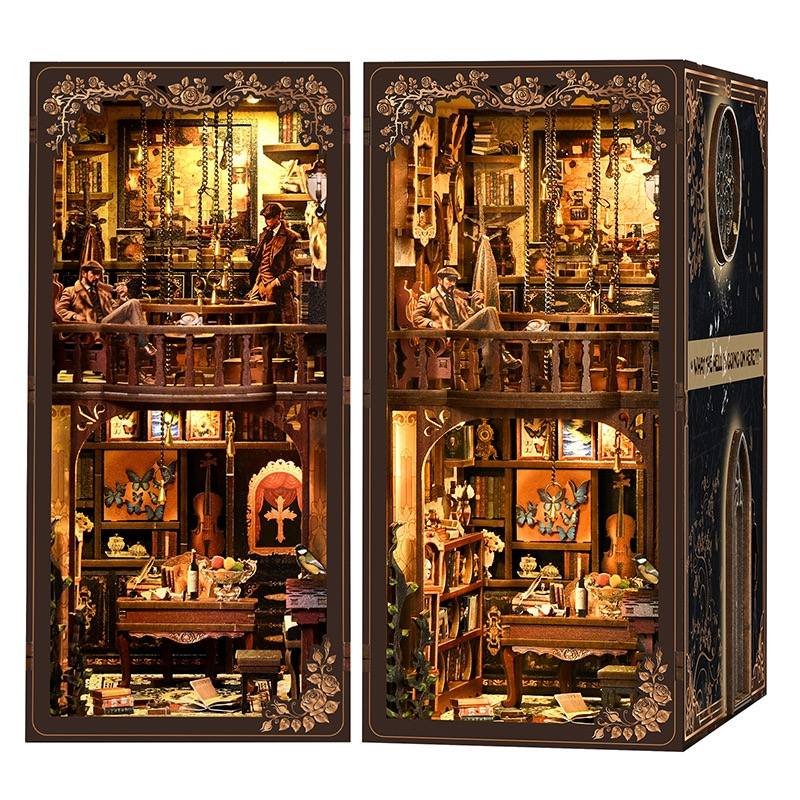 Detective’s Study DIY Book Nook Kit – Dark Box Mystery Case