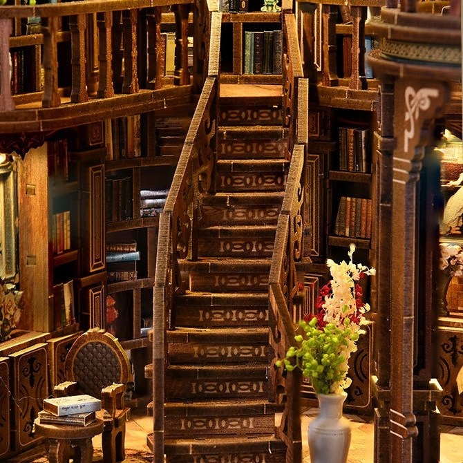 Dreamy Book Hall DIY Miniature House Kit