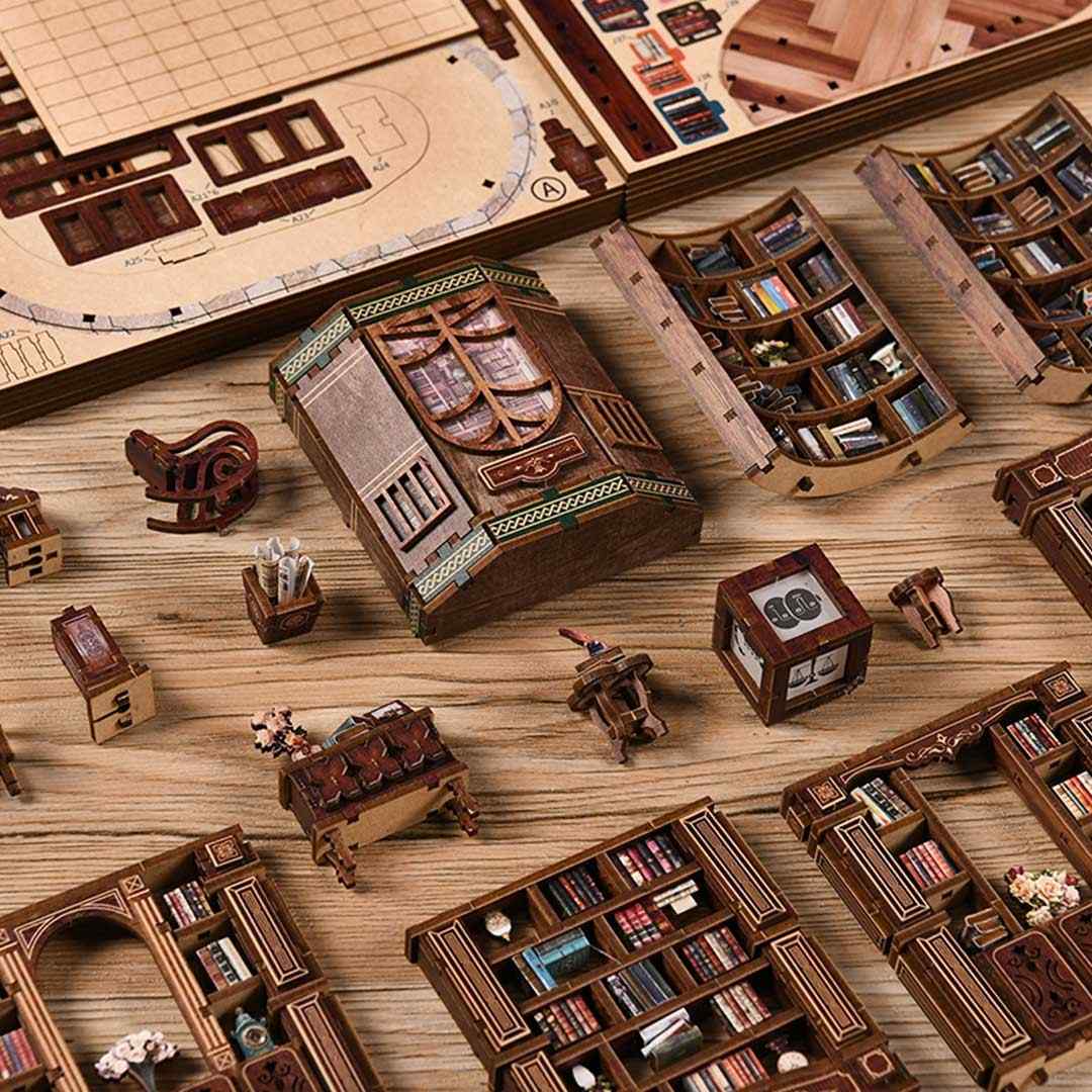 Dreamy Book Hall DIY Miniature House Kit