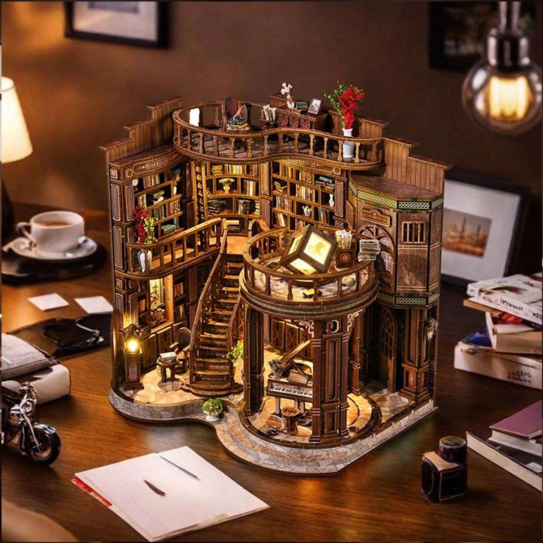Dreamy Book Hall DIY Miniature House Kit