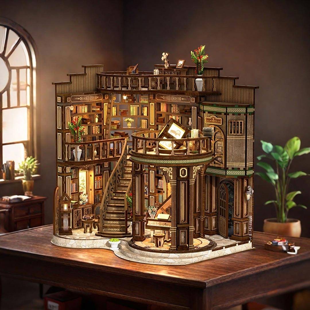 Dreamy Book Hall DIY Miniature House Kit