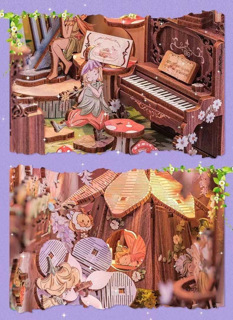 Flower Forest Concert DIY Book Nook Kit