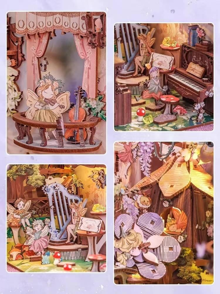 Flower Forest Concert DIY Book Nook Kit